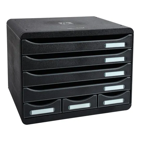 EXACOMPTA Schubladenbox STORE-BOX MINI, 7 Schübe, schwarz – Bild 1