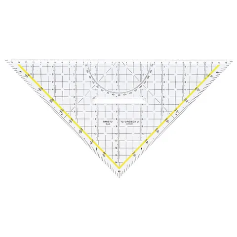 ARISTO Geometrie-Dreieck 32,5 cm – Bild 1