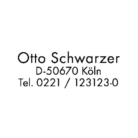 Tekststempel trodat printy 4910 - rood – afbeelding 1