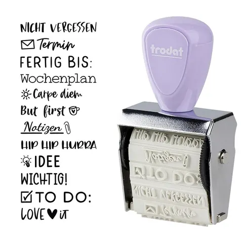 trodat Creative Mini Motivstempel Bullet Journal – Bild 1