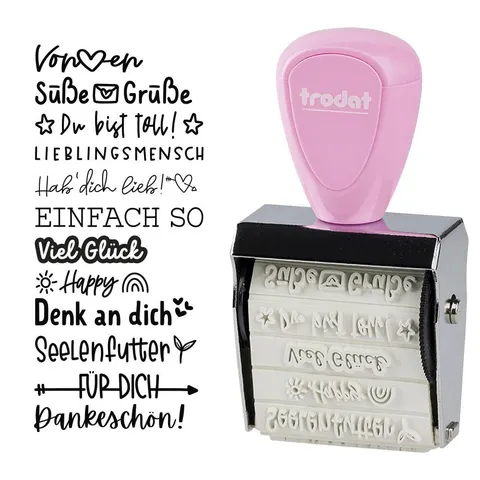 trodat Creative Mini Motivstempel Nette Botschaft – Bild 1
