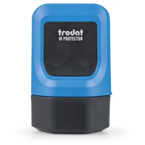 trodat Datenschutz-Rollstempel ID Protector, blau – Bild 1