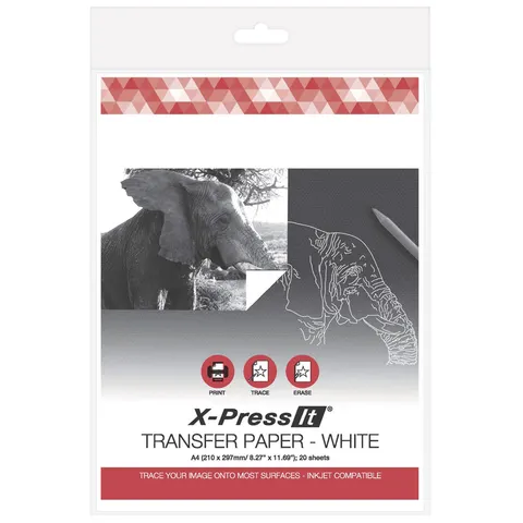 transotype X-Press It transferpapier, wit, A4 – afbeelding 1