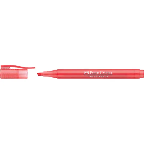 FABER-CASTELL tekstmarker TEXTLINER 38, rood – afbeelding 1