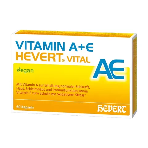 Vitamin A+E Hevert Vital Kapseln – 190255 – Bild 1
