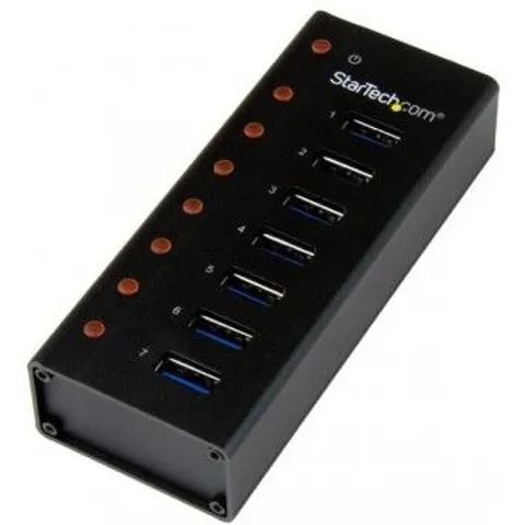 StarTech.com Concentrador USB 3.0 de 7 Puertos con Caja de Metal – imagen 1