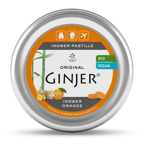 Ingwer Ginjer Pastillen Bio – Bild 1