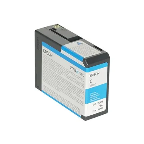 Tinte T5802 Cyan, 80 ml - Epson Partner – Bild 1