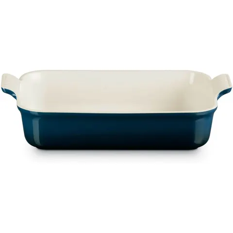Le Creuset Nuit Stoneware Large 32cm Heritage Rectangular Dish – image 1