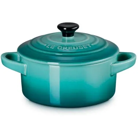 Mini Cocotte Back- und Servierform 250 ml, Bleu Riviera – Bild 1