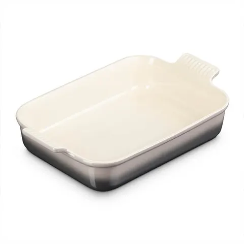 Le Creuset Stoneware Heritage Rectangular Dish Flint 32cm/3.85L – image 1