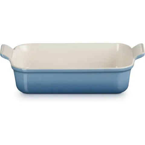 Le Creuset Stoneware Heritage Rectangular Dish Chambray 26cm/2.4L – image 1