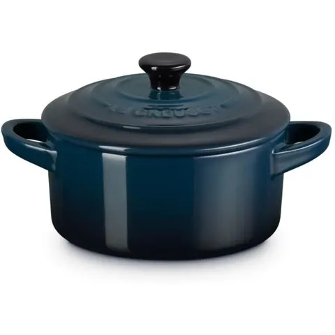 Mini Cocotte Auflaufform, 250 ml, granatblau – Bild 1