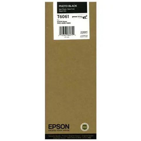 Epson Singlepack Photo Black T606100 220 ml – image 1