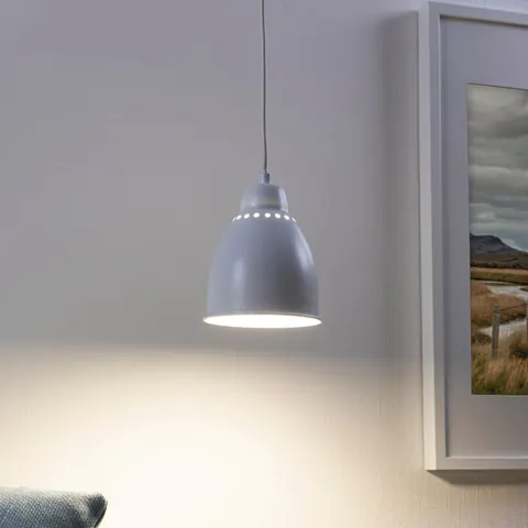 Neordic Hanglamp Hilla E27 max. 40W Wit dimbaar Metaal – afbeelding 1