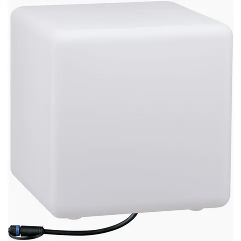 Plug & Shine LED-lichtobject Cube IP67 3000K 6,5W Wit – afbeelding 1