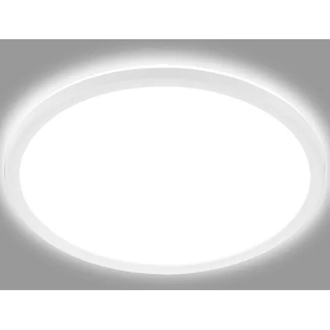 Briloner LED Ceiling Light Slim, White / opal, Hallway, Plastic, Modern, Ceiling Light – 7155416 – image 1