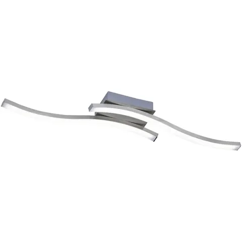 Höffner LED-Deckenleuchte ¦ silber ¦ Maße (cm): B: 54 H: 7 – Bild 1