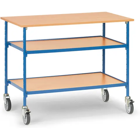 fetra Rolltisch 5862 mit 2 Ablageböden) – Bild 1