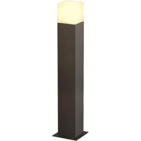 SLV Grafit path light 60 cm – anthracite, opal – image 1
