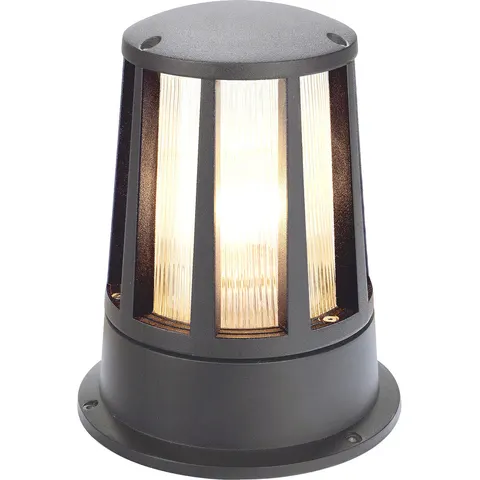 SLV Cone - anthracite-coloured pillar light , IP54 – image 1