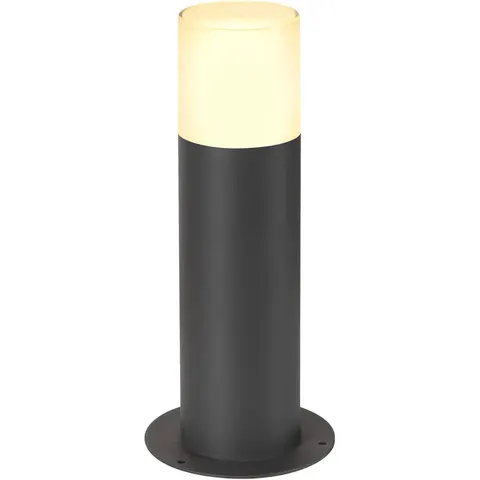 SLV Grafit path light anthracite cylinder 30 cm – anthracite, opal – image 1
