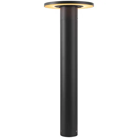 SLV LED path light I-Ring, anthracite, aluminium, height 65 cm – image 1