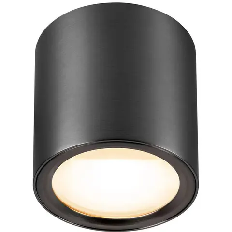 SLV Oculus LED ceiling light, bronze, 9 cm, dimmable to warm – dark bronze – image 1