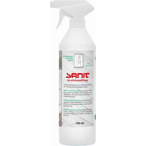 Sanit AcrylSchaumPflege 3040 750 ml, Flasche – Bild 1