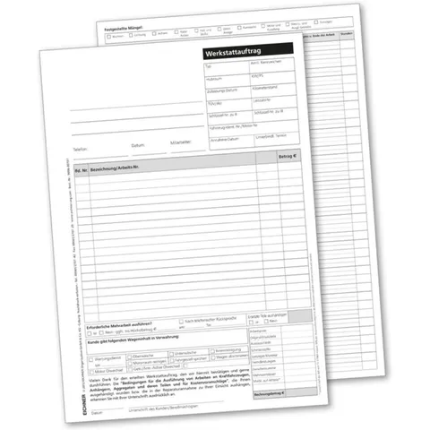 Eichner Arbeitskarten aus Papier, 9096-00197) – Bild 1