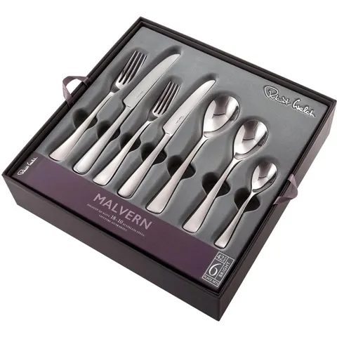 Robert Welch Malvern Bright 42 Piece Cutlery Set – image 1