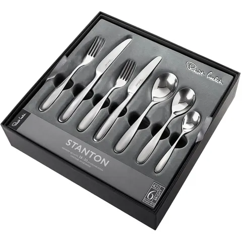 Robert Welch Stanton Bright 42 Piece Cutlery Set – image 1