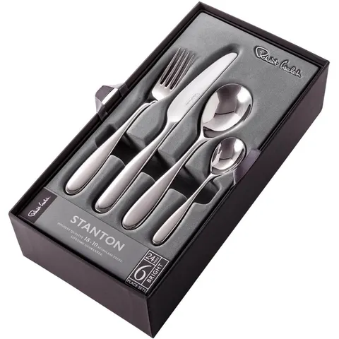Robert Welch Stanton Bright 24 Piece Cutlery Set – image 1