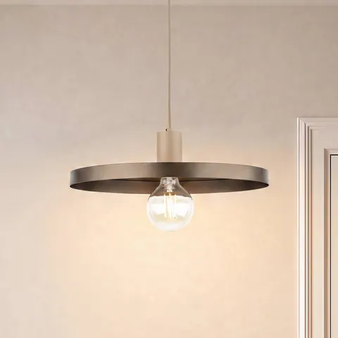 TK-Lighting Sila Hanglamp Bruin E27 - 40cm – afbeelding 1