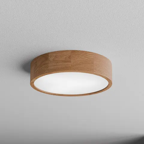 Deckenleuchte Cleo DR375, IP20, Sensor, Ø 38 cm, Eichenholz DR375 TEMAR LIGHTING, Holz hell, für Wohn- / Esszimmer, Holz – Bild 1