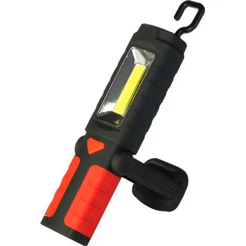 Lampada portatile Poly Pool PP3163 con gancio magnetico Rosso e Nero – immagine 1