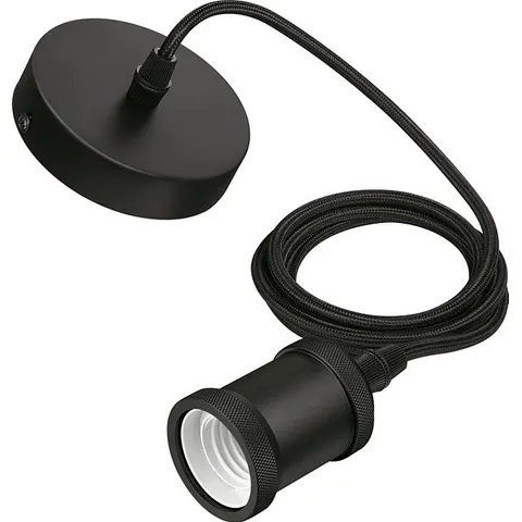 Philips Cord Modern E27 Schwarz, 2 M, Kürzbar – Bild 1