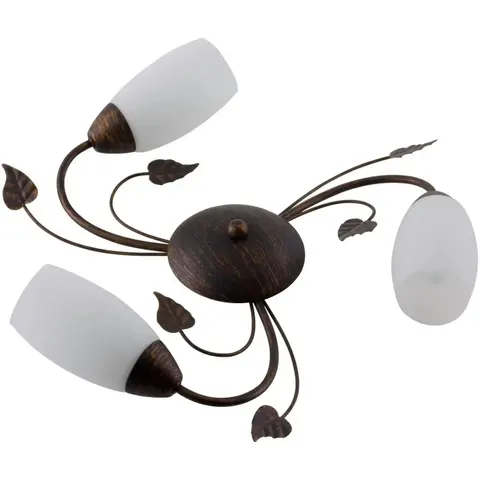 Globo Lighting Deckenleuchte ¦ braun Ø: 50 – Bild 1
