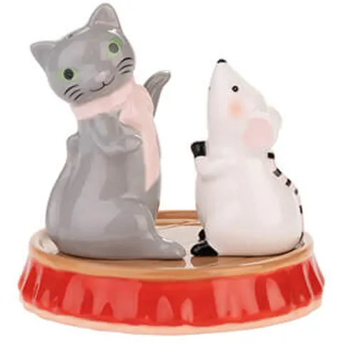 Cath Kidston Cat & Mouse Salt & Pepper Set – image 1