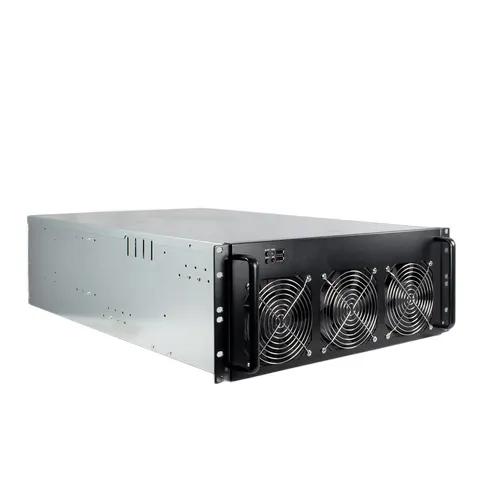 Inter-Tech Mining-Rack 4W2 4HE 6 x 120 mm Lüfter – Bild 1