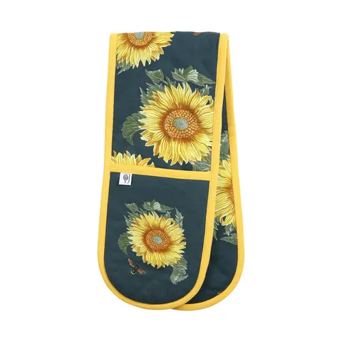 Sunflower Double Oven Gloves - Navy – image 1
