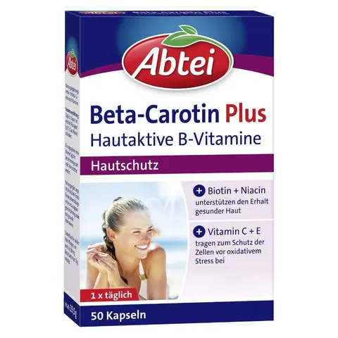 Abtei Beta-Carotin Plus Hautaktive B-Vitamine – Bild 1