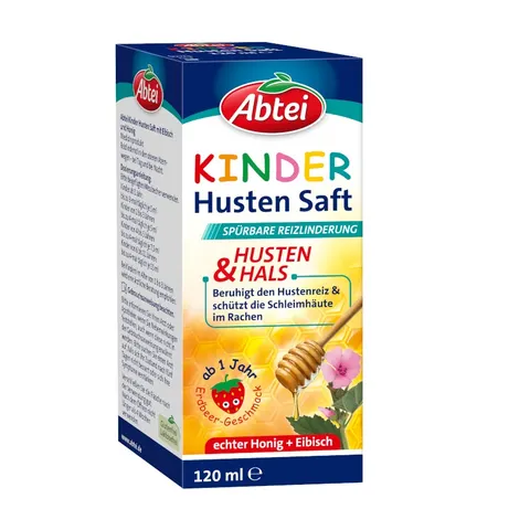 Abtei Kinder Husten Saft Eibisch und Honig – Bild 1