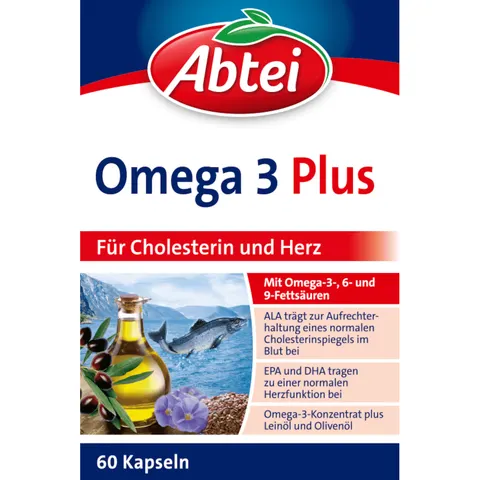 Abtei Omega-3 Plus Kapseln Tf – Bild 1