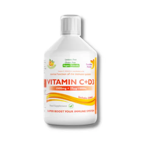 Swedish Nutra Vitamin C & D3 500ml – image 1