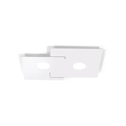 austrolux KOLARZ Square ceiling light, white, length 44 cm, metal – image 1