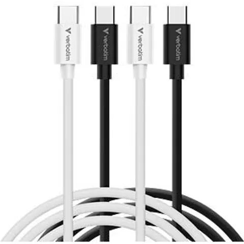 Verbatim Sync & Charge USB-C to USB-C 60W 100cm - 2 Pack – Bild 1