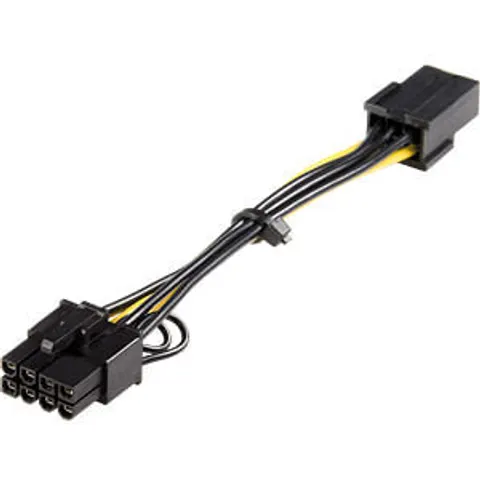 STARTECH PCIe 6 Pin auf 8 Pin Kabel – Bild 1