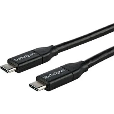 StarTech.com 1m USB-C Laadkabel, Fast Charge & Sync Type C Kabel, 100W (5A) PD, USB 2.0, USB-IF Gecertificeerd - Zwarte USB Oplaadkabel – afbeelding 1