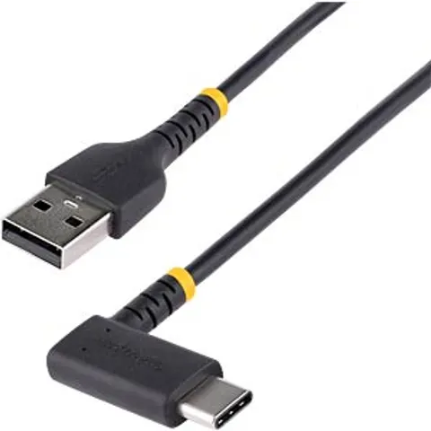 STARTECH USB A to USB C Charging Cable – Schwarz – R2ACR2MUSBCABLE – Bild 1